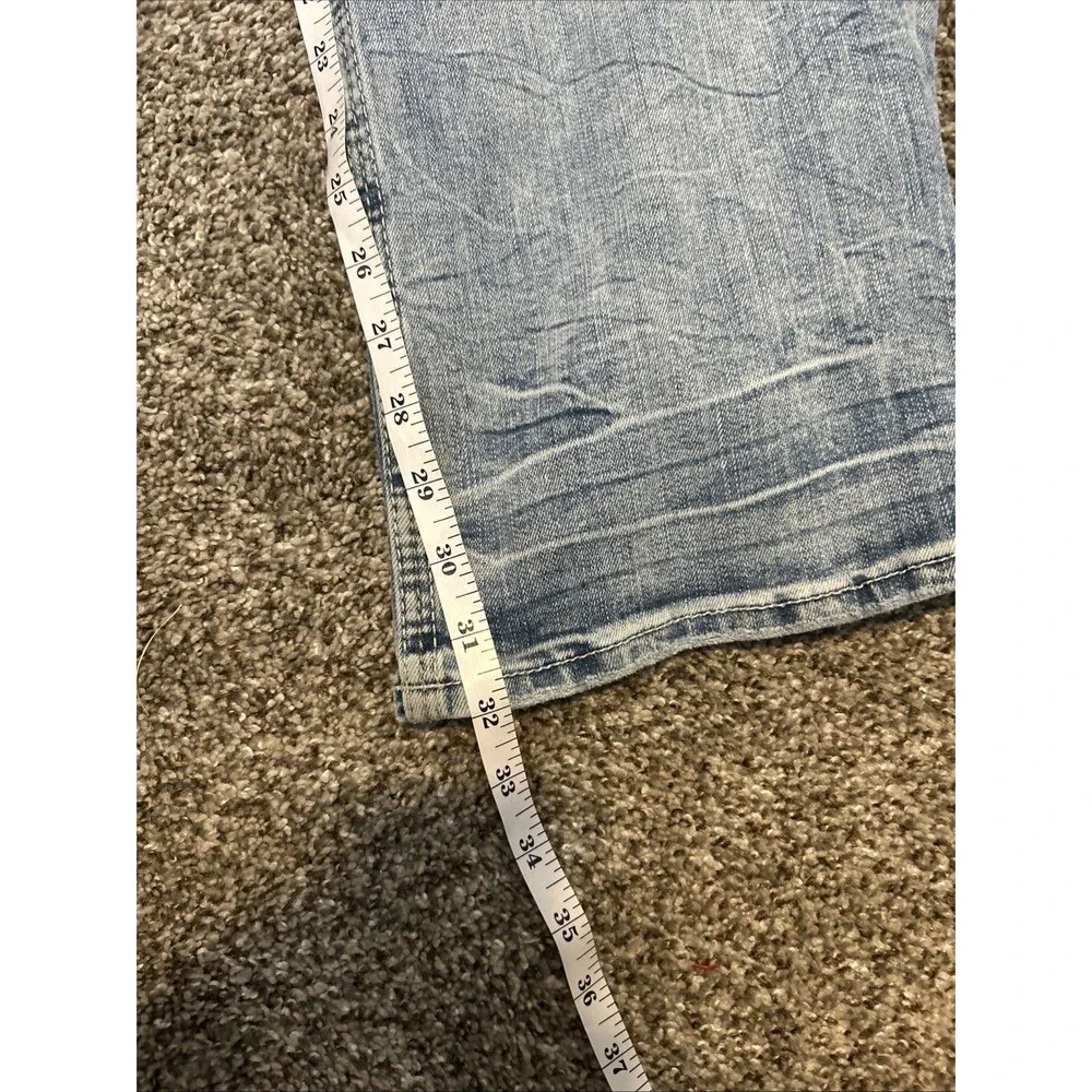 BKE Jeans Mens 38x32 Blue Jake Straight Stretch Denim Pants Western Cowboy Work